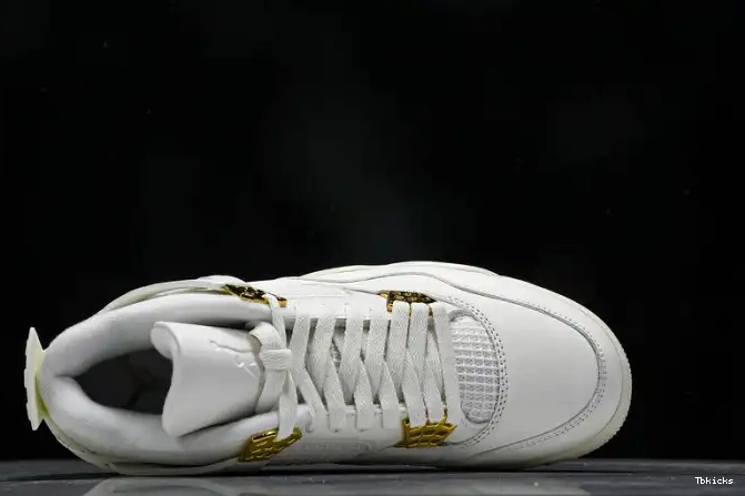 Cheap TBK Gold 4 AQ9129-170 Jordan Retro Metallic 0525